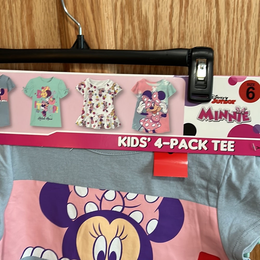 Minnie Mouse girls shirts size 6. NWT - Picture 2 of 5